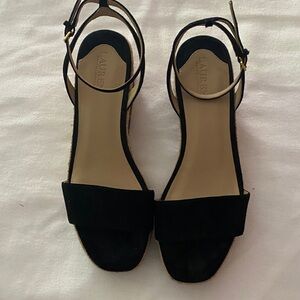 Lauren Ralph Lauren Black Sandals